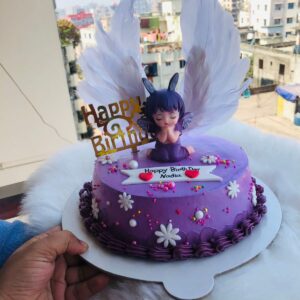 customized-chocolate-cake-angel